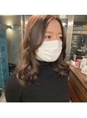 前髪なし*大人レイヤーミディアム