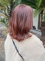 ナカオコアフュール(NAKAO COIFFURE) オレンジブラウン　くびれヘア