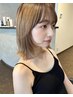 【スタンダードコース】cut＋color＋プレミークtreatment 16000→15000yen