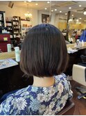 内巻きボブ