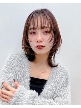 トルネード(TORNADO) 大人ショートボブ前髪ありレイヤーボブ面長丸顔K20240120