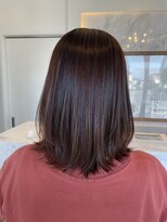 ソレカ(SORECA)&nbsp;【SORECA/ソレカ】ミディアムスタイル × 縮毛矯正/髪質改善