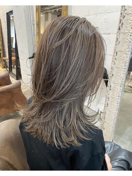 ノラ ヘアーサロン(NORA HAIR SALON) 【中迫】大人の上品なハイライトカラー白髪ぼかし