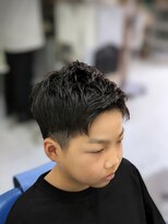 カットハウス パセリ お洒落キッズ☆ツーブロックフェード☆　　<理容室>/メンズ/