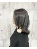 大人可愛いひし形ミディアム×ダークグレー「taku」