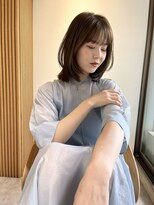 ロンドプロフィール 浦和(Lond profil)&nbsp;中川　前髪カット顔まわり似合わせ外ハネくびれレイヤーミディ