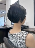 ショートパーマショートカット前髪あり前髪なし20代30代40代