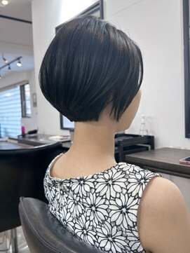 ファイブシーン アオヤマ(5SCENE AOYAMA) ショートパーマショートカット前髪あり前髪なし20代30代40代