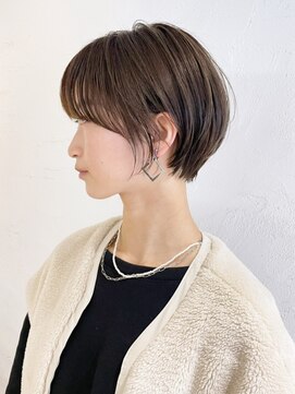 シオン(shion) 秋色オリーブカラー小顔透明感カラーくすみベージュ_ba384173