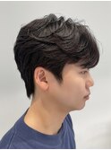 フェザーカルマパーマ×シースルーマッシュ