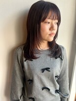 ツイギー 宮西店(TWiGGY) レイヤースタイルにピンクブラウン