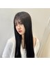 【盛れる顔周り作り】前髪顔まわりカット＋前髪顔まわり部分縮毛矯正