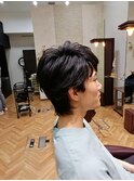 メンズショートレイヤーニュアンスパーマ