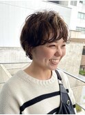 ショートパーマ/丸みショート