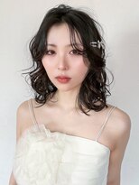 アルバム 新宿(ALBUM SHINJUKU)&nbsp;ミディアム前髪カット韓国ヘアおくれ毛_F20622