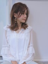 アンス 大阪梅田(ANs.)&nbsp;ひし形シルエット小顔ブルージュ前下がり外ハネボブ【ANs.】