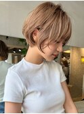天神大名今泉小顔丸みショートレイヤーハンサムタッセルウルフ