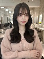 フォルテ 表参道店(FORTE)&nbsp;くびれヘア/アプリコットオレンジ/ハイライトカラー