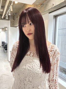 ヨーク(YOKE) 【YOKE】チェリーレッドワインレッドボルドーブリーチなし暖色