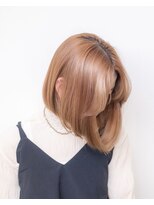 ルプラ ガーデン(le-pla garden) オレンジベージュ#切りっぱなし#ケアブリーチ#ダブルカラー#豊橋