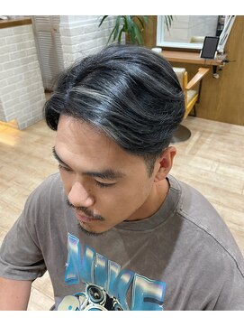 ループ(LOOP) メンズハイライト/グレー系ハイライト