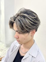 ミラリー トウキョウ(Mirareee Tokyo) メンズハイライト20代30代40代◎フェザーパーマメンズメッシュ