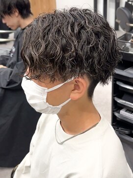 men's salon L-MARK 四条烏丸【12月 NEW OPEN(予定)】 波巻きパーマ/スパイラルパーマ/メンズ/眉毛/短髪/サーフカール