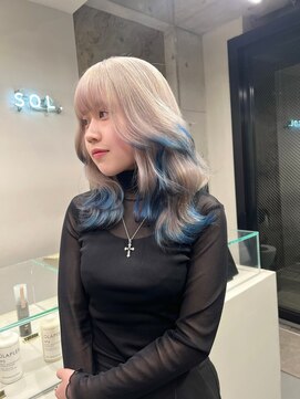 ソル ジングウマエ(SOL JINGUMAE) 【後藤宗一朗】シルバー×ブルー×エンドカラー