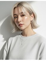 アクセスムーン 東海店(Access Moon)&nbsp;着物ヘア/大人ガーリー/ダークアッシュ/似合わせカット/東海駅