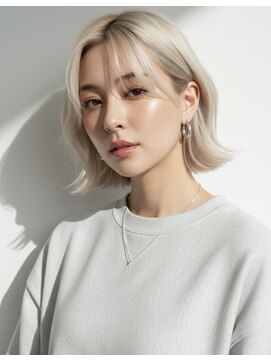 着物ヘア/大人ガーリー/ダークアッシュ/似合わせカット/東海駅