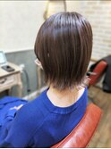 切りっぱなしショート×ハイライトカラー【大宮】