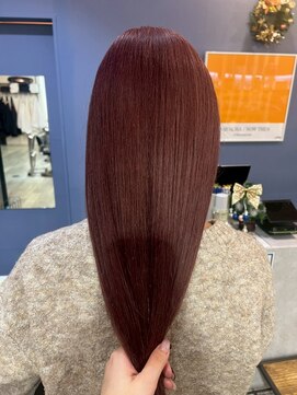 ブリックバイブレイス 千葉 千葉中央(brick by brace) 千葉駅/着物ヘア/大人ガーリー/ダークアッシュ/似合わせカット