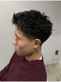 スパイキーショート/MEN’S HAIR/松戸駅/フェザーパーマ