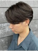  MEN’S/リバースセンターパート/ニュアンスパーマ/伊勢崎