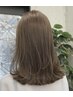 《イチオシ透明感》【イルミナフルカラー】＋【カット】＋【髪質リセットtr】