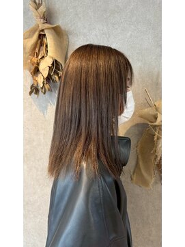 パーミル ヘア クマモト(permille ‰ hair Kumamoto) グレージュ×うる艶トリートメント