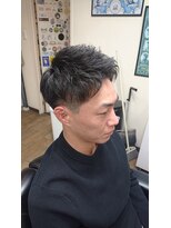 床屋のよこがわ テーパーフェード