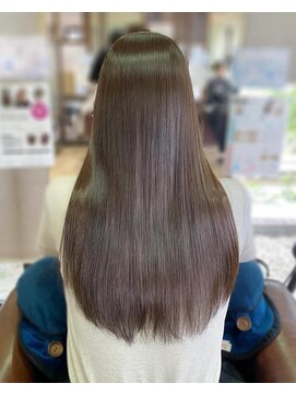 ハピネス クローバー 学園前店(Happiness CLOVER) ミルクブラウングレージュベージュ髪質改善