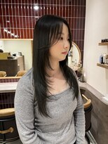 ザトエル 栄(THE TOEL)&nbsp;オリーブグレージュレイヤーロング髪質改善つるりんちょ