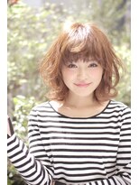 アーツ 町田(arts) カット&パーマでひし形ゆるふわミディ♪