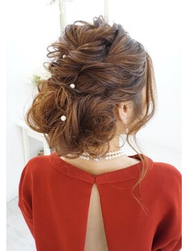 ヘアアンドメイクジップ恵比寿 (Hair＆Make ZIP) パーティーアップスタイル　ヘアセット