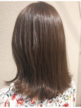 ソッリーソ ヘア(sorriso hair) 【sorriso hair桜山】切りっぱなし外ハネ☆グレージュカラー