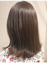 ソッリーソ ヘア(sorriso hair) 【sorriso hair桜山】切りっぱなし外ハネ☆グレージュカラー