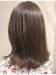 【sorriso hair桜山】切りっぱなし外ハネ☆グレージュカラー