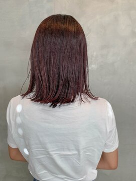 テトヘアー(teto hair) medium(ピンクパープル、くびれボブ、ラベンダーピンク)