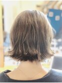 【赤羽リビーチ】ハイトーンアッシュ☆外ハネハンサムショート♪