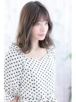 ヘアアンドビューティー ミック(Hair & Beauty miq)&nbsp;ふわっとAラインで小顔*シアカラー大人くびれセミディa