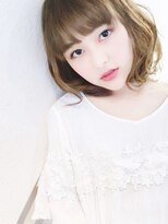 ヘアーアンドメイク エイダ(hair&make eida) 愛され大人かわいいゆるふわマロンベージュミディボブ　20代30代