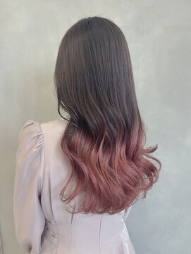 エイト ヘアサロン 渋谷本店(EIGHT) ケアブリーチ×ピンクベージュ