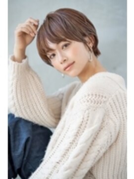 ケアリー 武蔵小杉(Carelly) ボブカーキグレージュ大人かわいいフェザーバング